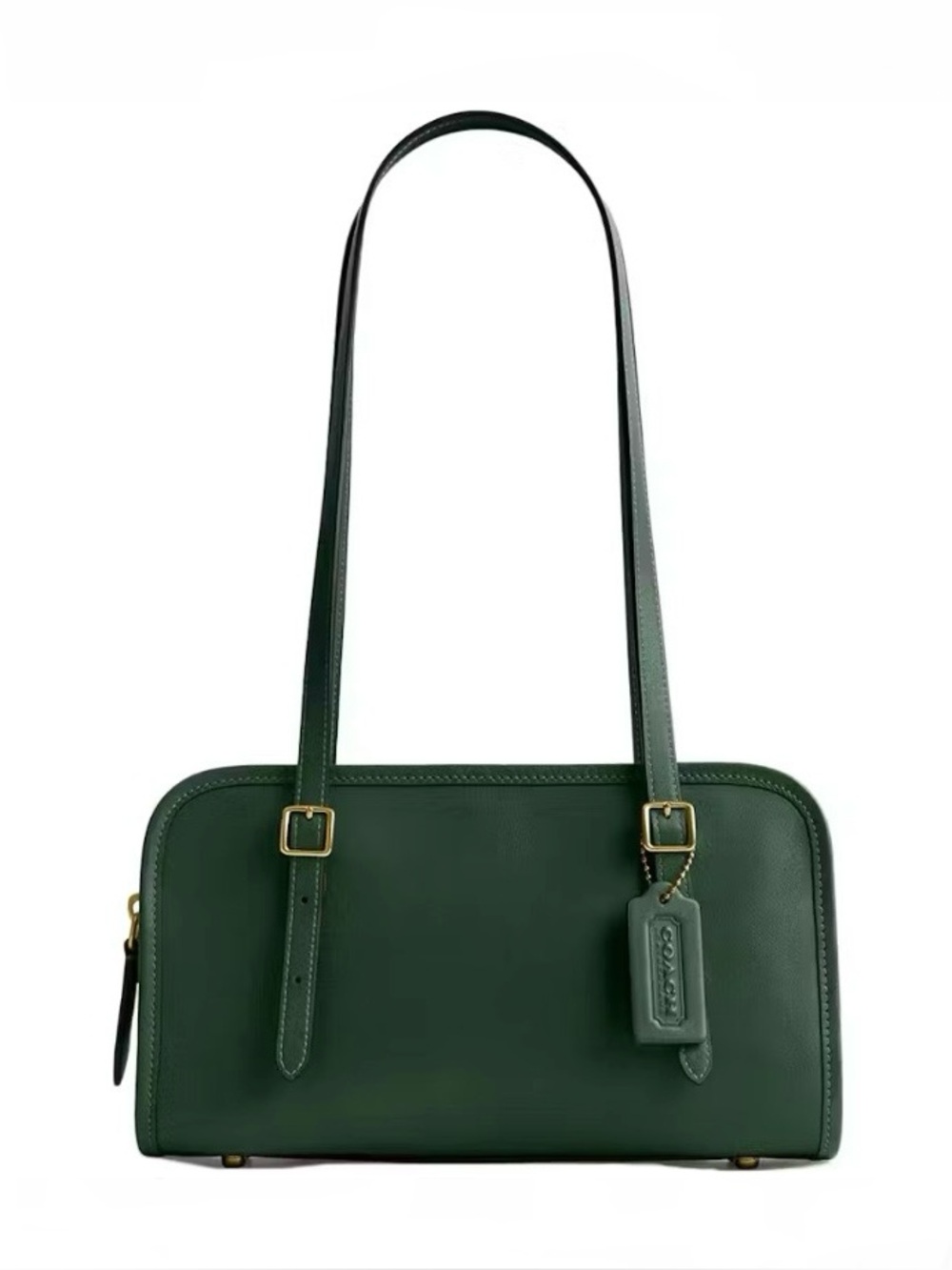 The Coach Originals Re-Edition Swing Zip in Hunter Green